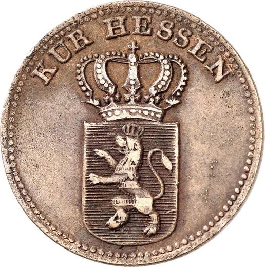 Avers Kreuzer 1825 - Münze Wert - Hessen-Kassel, Wilhelm II