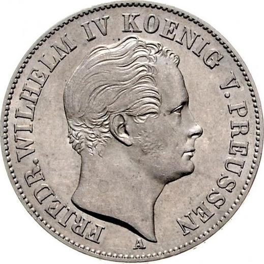 Аверс монеты - Талер 1850 года A - цена серебряной монеты - Пруссия, Фридрих Вильгельм IV