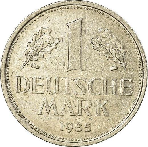 Obverse 1 Mark 1985 D -  Coin Value - Germany, FRG