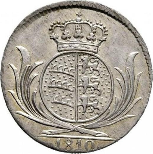 Rewers monety - 6 krajcarów 1810 - cena srebrnej monety - Wirtembergia, Fryderyk I