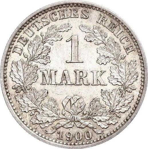 Awers monety - 1 marka 1900 E "Typ 1891-1916" - cena srebrnej monety - Niemcy, Cesarstwo Niemieckie