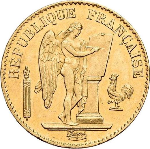 Obverse 20 Francs 1875 A "Type 1871-1898" Paris - France, Third Republic
