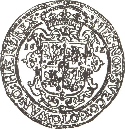 Реверс монеты - Талер 1612 года "Тип 1600-1612" - цена серебряной монеты - Польша, Сигизмунд III Ваза