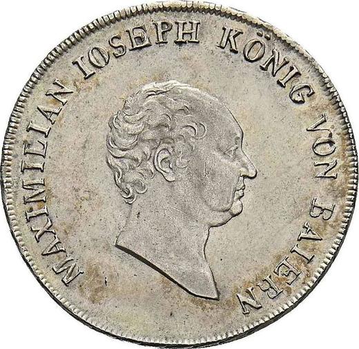 Аверс монеты - 20 крейцеров 1813 года - цена серебряной монеты - Бавария, Максимилиан I