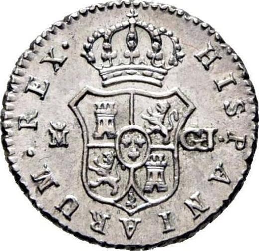 Reverso Medio real 1814 M GJ "Tipo 1813-1814" - valor de la moneda de plata - España, Fernando VII