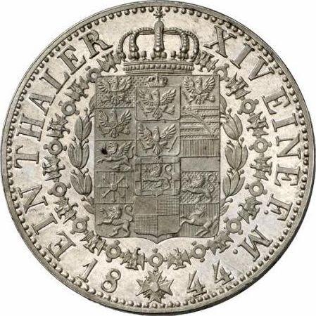 Реверс монеты - Талер 1844 года A - цена серебряной монеты - Пруссия, Фридрих Вильгельм IV
