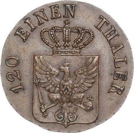 Аверс монеты - 3 пфеннига 1822 года A - цена  монеты - Пруссия, Фридрих Вильгельм III