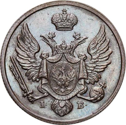 Anverso 3 groszy 1820 IB Reacuñación - valor de la moneda  - Polonia, Zarato de Polonia