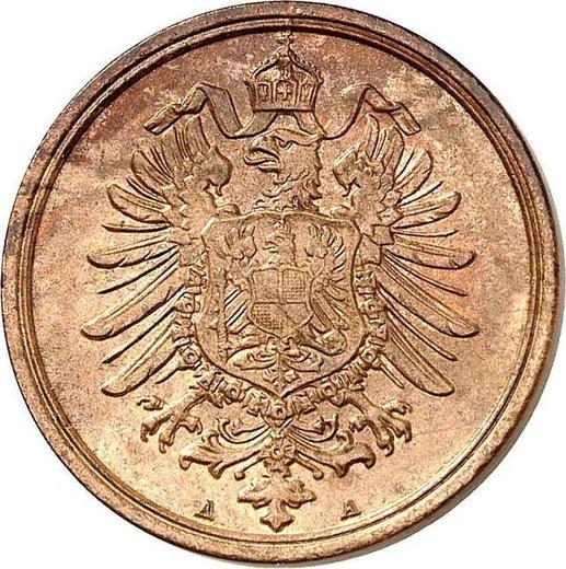 Reverso 2 Pfennige 1873 A "Tipo 1873-1877" - valor de la moneda  - Alemania, Imperio alemán