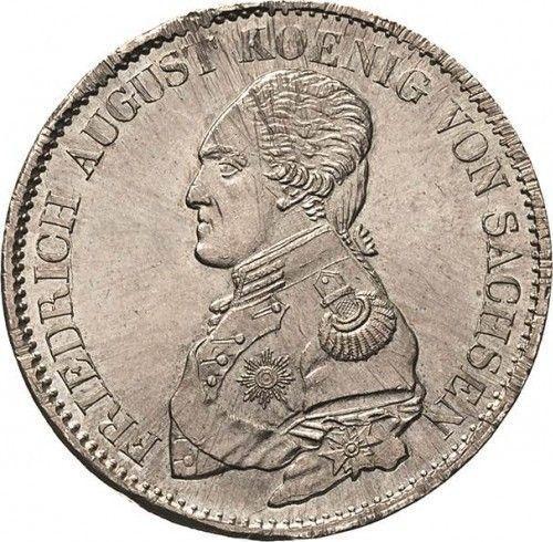 Obverse Thaler 1820 I.G.S. "Mining" - Silver Coin Value - Saxony-Albertine, Frederick Augustus I