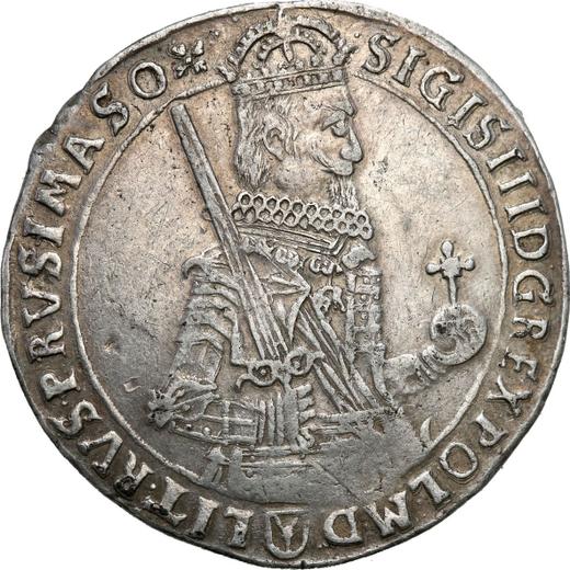 Аверс монеты - Полталера 1632 года II "Тип 1630-1632" - цена серебряной монеты - Польша, Сигизмунд III Ваза