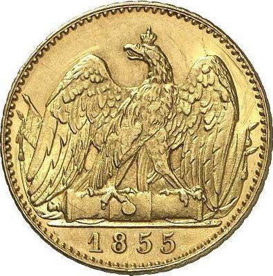 Rewers monety - Friedrichs d'or 1855 A - cena złotej monety - Prusy, Fryderyk Wilhelm IV