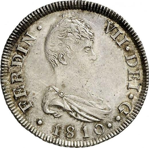 Аверс монеты - 2 реала 1810 года C SF "Тип 1810-1811" - цена серебряной монеты - Испания, Фердинанд VII