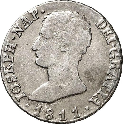 Anverso 4 reales 1811 M RS - valor de la moneda de plata - España, José I Bonaparte