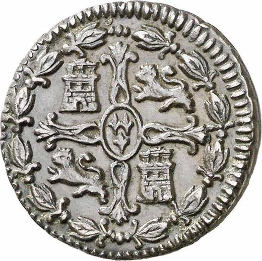 Reverse 2 Maravedís 1814 J -  Coin Value - Spain, Ferdinand VII