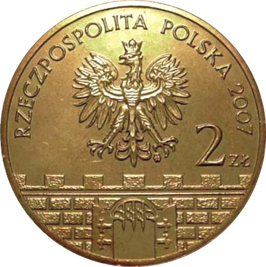 Аверс монеты - 2 злотых 2007 года MW EO "Свидница" - цена  монеты - Польша, III Республика после деноминации