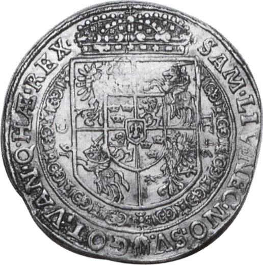 Reverso Tálero 1646 C DC - valor de la moneda de plata - Polonia, Vladislao IV