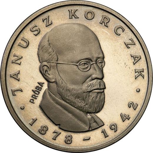 Rewers monety - PRÓBA 100 złotych 1978 MW "Janusz Korczak" Nikiel - cena  monety - Polska, PRL