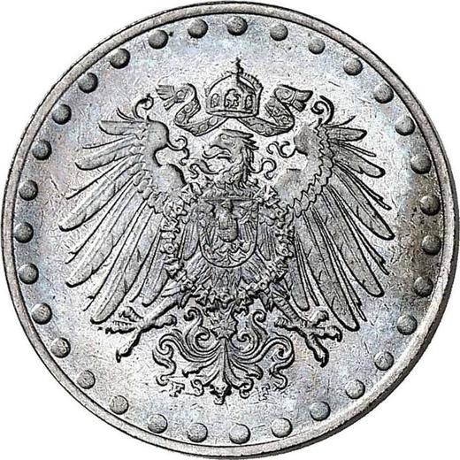 Rewers monety - 10 fenigów 1916 F "Typ 1916-1922" - cena  monety - Niemcy, Cesarstwo Niemieckie