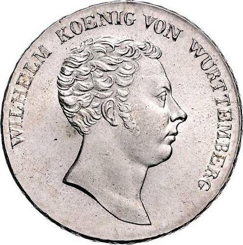 Аверс монеты - Талер 1818 года - цена серебряной монеты - Вюртемберг, Вильгельм I
