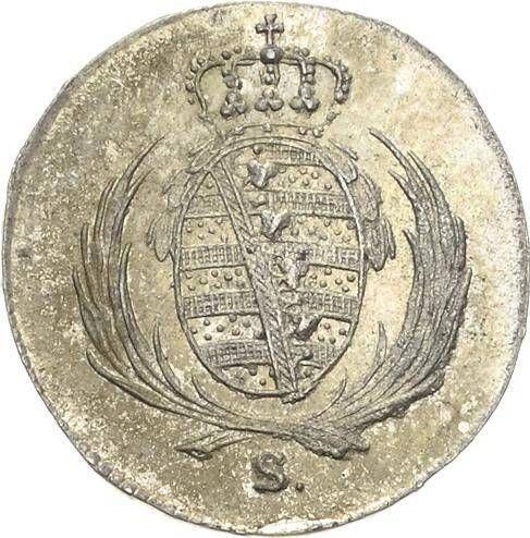 Аверс монеты - 1/48 талера 1815 года S - цена серебряной монеты - Саксония-Альбертина, Фридрих Август I