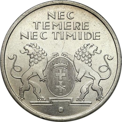 Аверс монеты - 10 гульденов 1935 года "Ратуша Гданьска" - цена  монеты - Польша, Вольный город Данциг