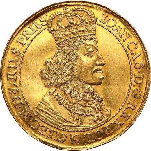 Аверс монеты - Донатив 2 дуката без года (1649-1668) GR "Гданьск" - цена золотой монеты - Польша, Ян II Казимир