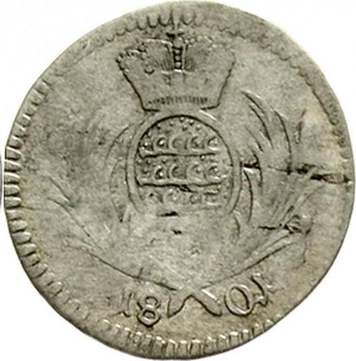 Rewers monety - 3 krajcary 1801 - cena srebrnej monety - Wirtembergia, Fryderyk I