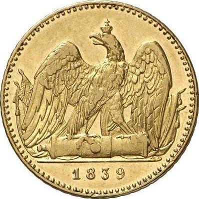 Rewers monety - Friedrichs d'or 1839 A - cena złotej monety - Prusy, Fryderyk Wilhelm III