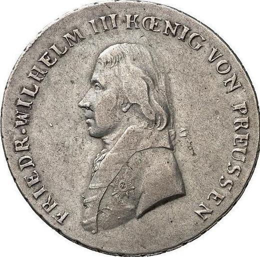 Аверс монеты - Талер 1803 года B - цена серебряной монеты - Пруссия, Фридрих Вильгельм III
