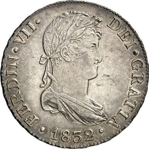 Avers 4 Reales 1832 S JB - Silbermünze Wert - Spanien, Ferdinand VII