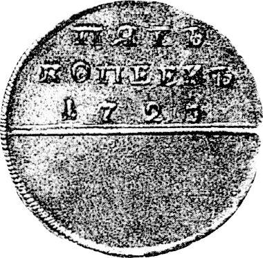 Reverse Pattern 5 Kopeks 1723 OK "The Figure of Mars" The figure of Mars -  Coin Value - Russia, Peter I