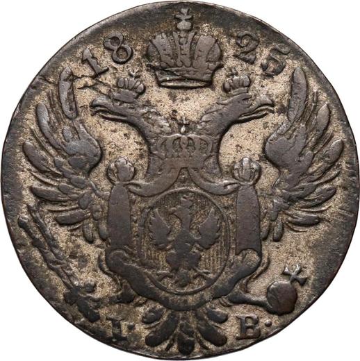 Awers monety - 10 groszy 1825 IB - cena srebrnej monety - Polska, Królestwo Kongresowe
