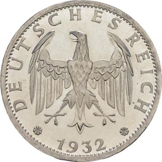Anverso 3 Reichsmarks 1932 A - valor de la moneda de plata - Alemania, República de Weimar
