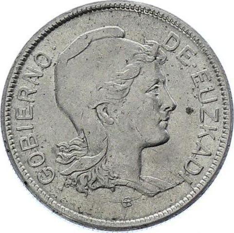 Awers monety - 2 pesety 1937 "Euskadi" - cena  monety - Hiszpania, II Rzeczpospolita