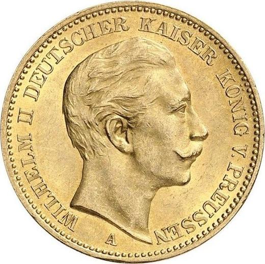 Аверс монеты - 20 марок 1894 года A "Пруссия" - цена золотой монеты - Германия, Германская Империя