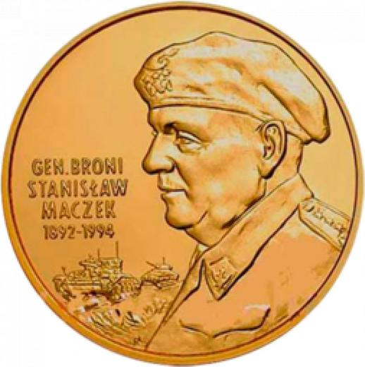 Реверс монеты - 2 злотых 2003 года MW AN "Генерал Станислав Мачек" - цена  монеты - Польша, III Республика после деноминации
