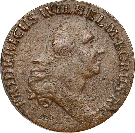 Аверс монеты - 1 грош 1796 года E "Южная Пруссия" - цена  монеты - Польша, Прусское правление