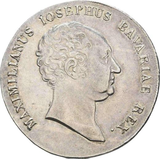 Awers monety - Talar 1809 "Typ 1809-1825" - cena srebrnej monety - Bawaria, Maksymilian I
