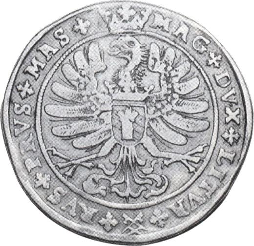 Реверс монеты - Талер 1590 года - цена серебряной монеты - Польша, Сигизмунд III Ваза