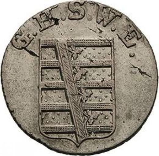 Аверс монеты - 1/24 талера 1815 года - цена серебряной монеты - Саксен-Веймар-Эйзенах, Карл Август