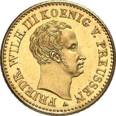 Anverso Frederick D'or 1830 A - valor de la moneda de oro - Prusia, Federico Guillermo III