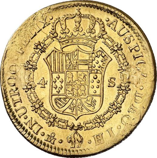 Reverso 4 escudos 1810 Mo HJ - valor de la moneda de oro - México, Fernando VII