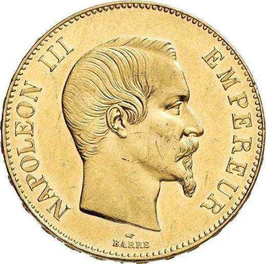 Obverse 100 Francs 1858 A "Type 1855-1860" Paris - France, Napoleon III