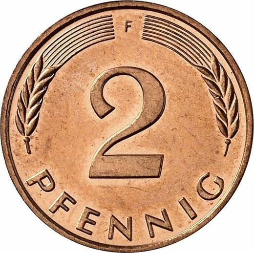 Anverso 2 Pfennige 1998 F - valor de la moneda  - Alemania, RFA