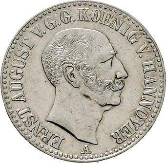 Anverso Tálero 1846 A - valor de la moneda de plata - Hannover, Ernesto Augusto 
