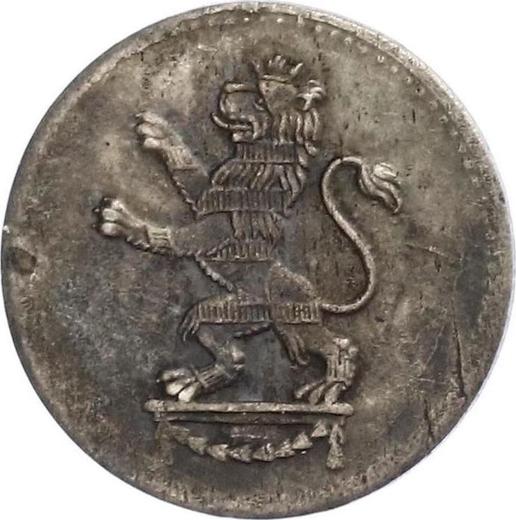 Аверс монеты - 1/24 талера 1816 года - цена серебряной монеты - Гессен-Кассель, Вильгельм I
