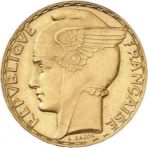 Awers monety - 100 franków 1932 "Typ 1929-1936" Paryż - cena złotej monety - Francja, III Republika