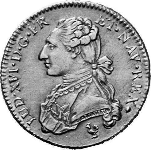 Obverse Double Louis d'Or 1775 B Rouen - France, Louis XVI