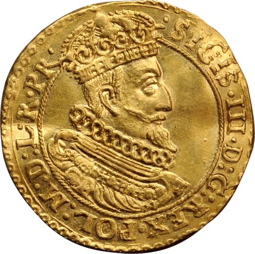 Anverso Ducado 1622 SB "Gdańsk" - valor de la moneda de oro - Polonia, Segismundo III